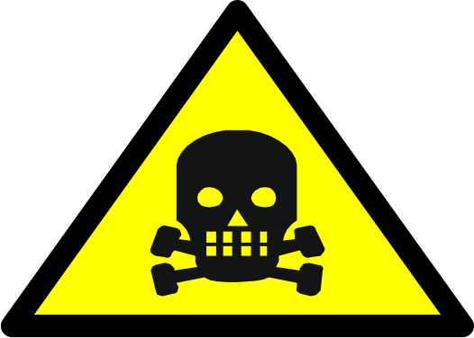 Caution Toxic Hazard