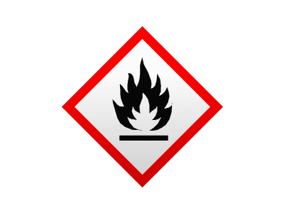 Animated Flammable sign