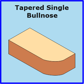 Tapered Single Bullnose