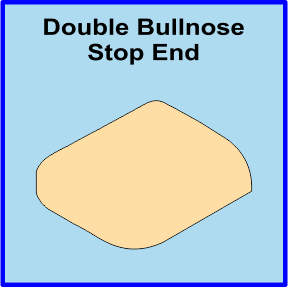 Double Bullnose Stop End