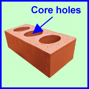 Bricks Core holes