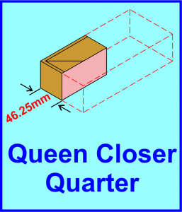 Bricks Cut Queen Closer Quarter