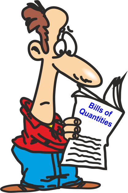 Bills of Quantities Cartoon