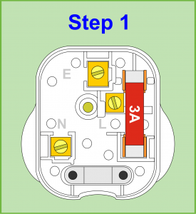 Electric 13 amp Plug Step 1