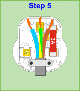 Electric 13 amp Plug Step 5