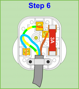 Electric 13 amp Plug Step 6