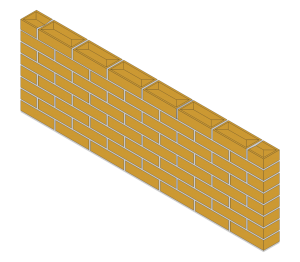 Half Brick Wall