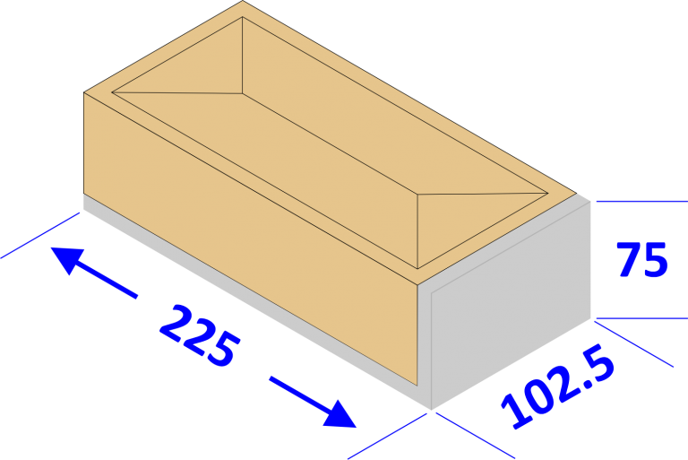 Co-ordinating Size of Brick