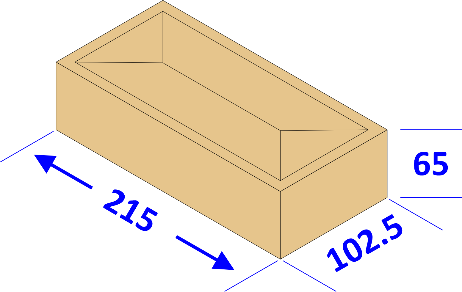 The exact dimensions of a lego brick