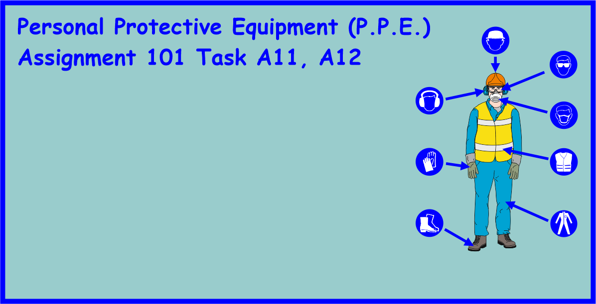 Assignment 101 Task A11 Purpose & Types of Personal Protective Equipment (PPE)