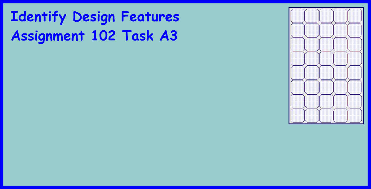 Assignment 102 Task A3 Identify Design Features