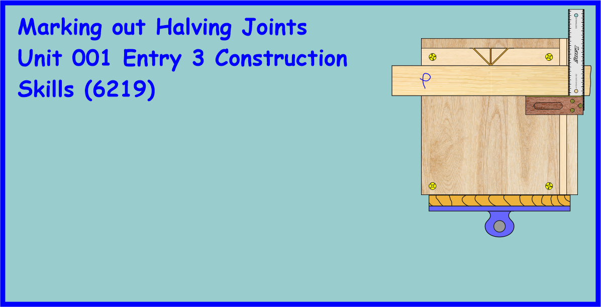 1.4 state the process required to mark out halving joints