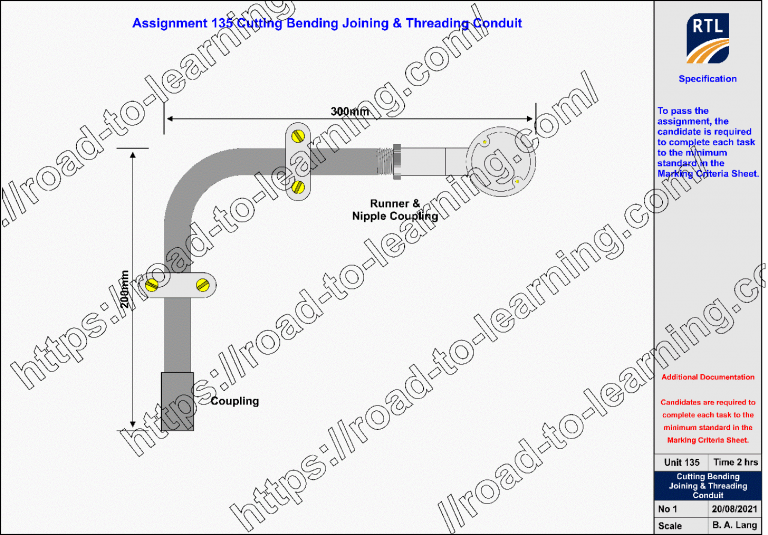 6219 Unit 135 Cutting, bending, jointing and threading conduit