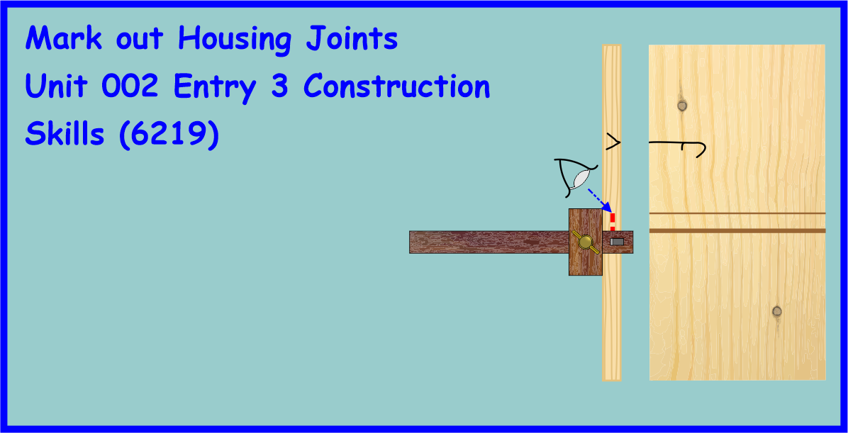 6219 Unit 1.4 state the process required to mark out housing joints