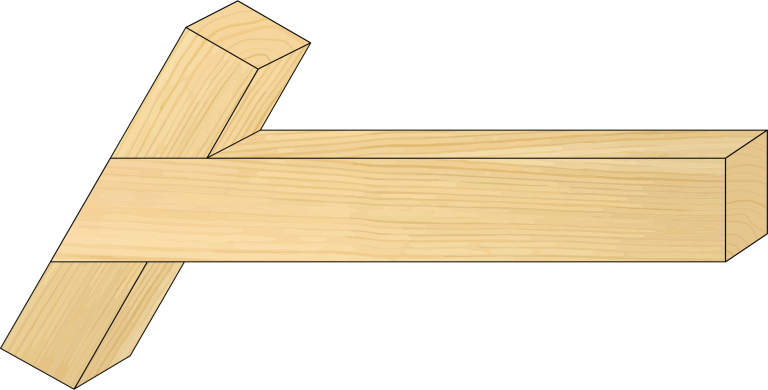 Joints - Angled Half-lap Joint_02