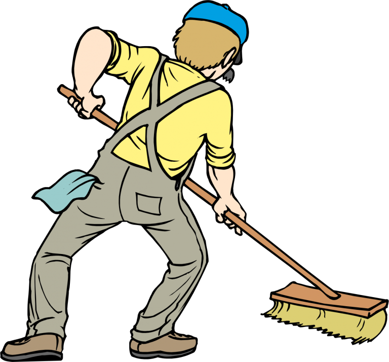 Person Sweeping