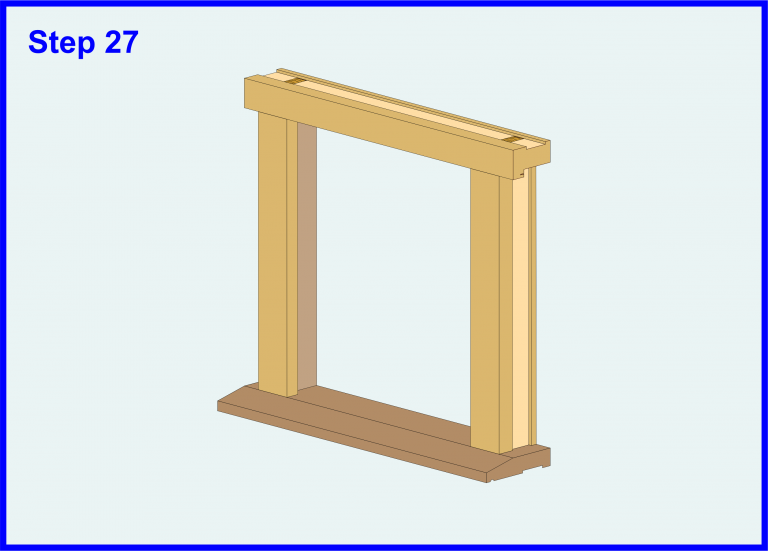 Through Mortice & Tenon Joints Step_27
