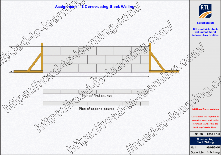6219 - Unit 118 Constructing Block Walling