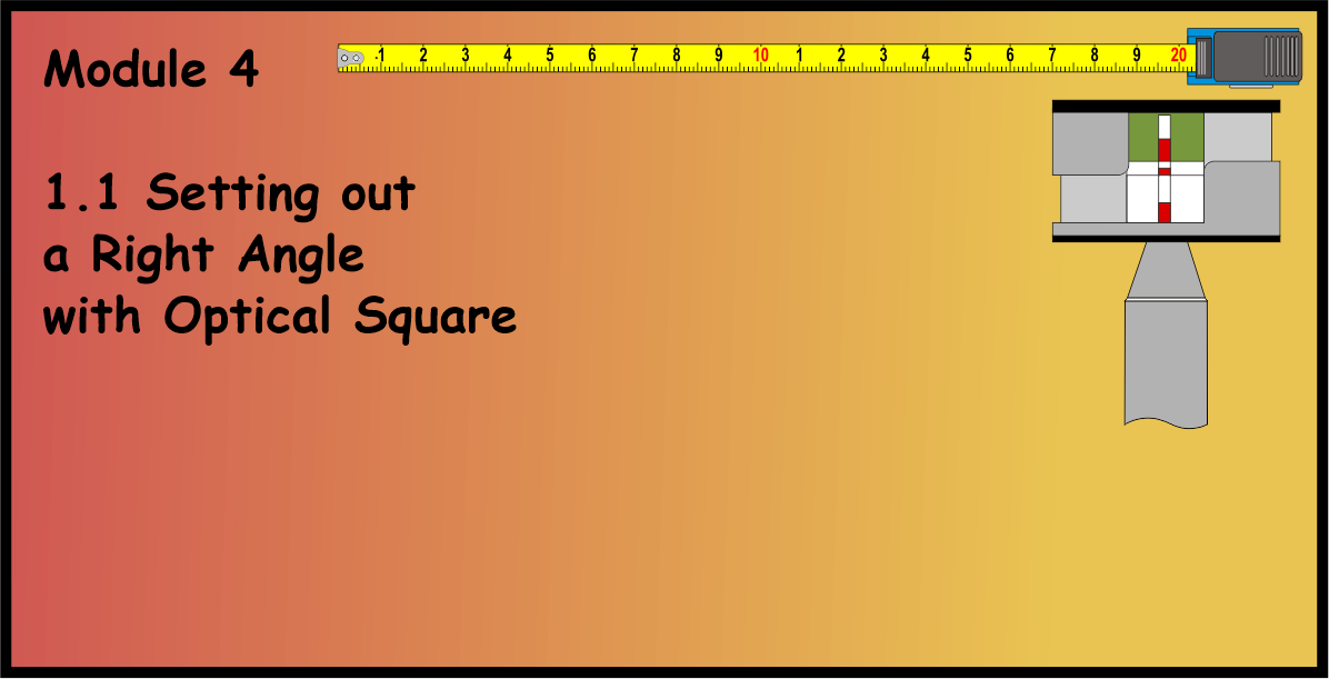 Setting out a Right Angle with Optical Square