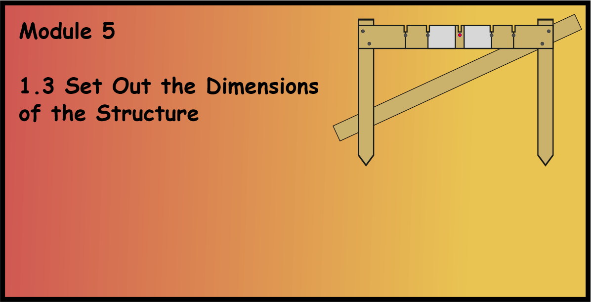 Set out the dimensions of the structure